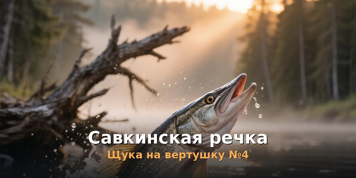 Савкинская речка: 21 км от Нижневартовска, щука на вертушку и медведи в кустах